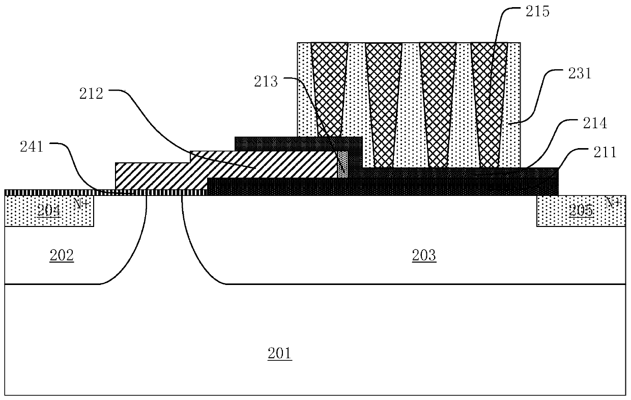 Lateral double-diffused transistor and manufacturing method thereof