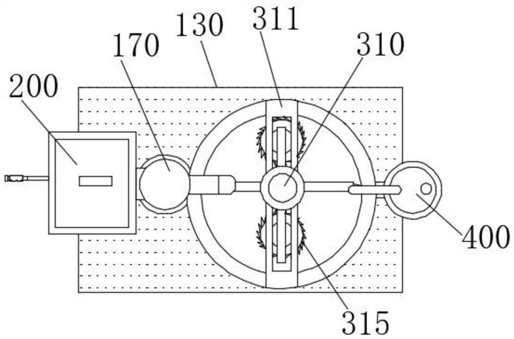 Iron oxide pigment production equipment capable of being used for removing particle impurities