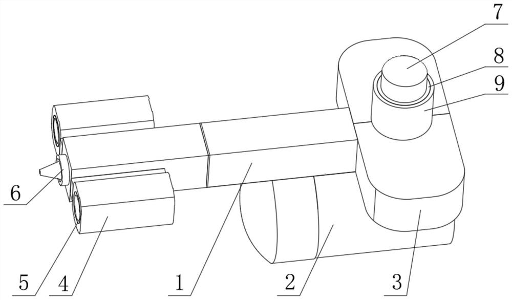 Glue extrusion glue supplementing device for electronic equipment production