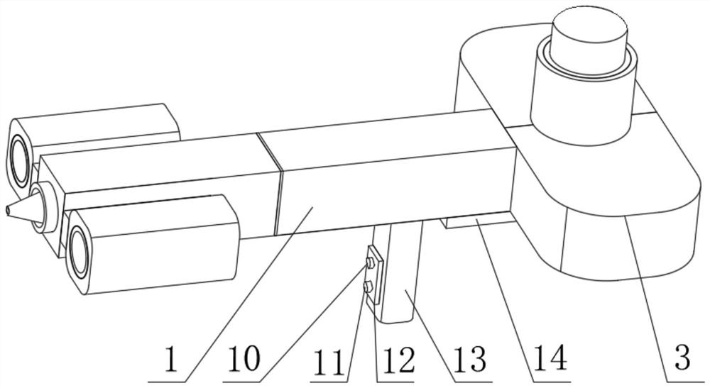 Glue extrusion glue supplementing device for electronic equipment production