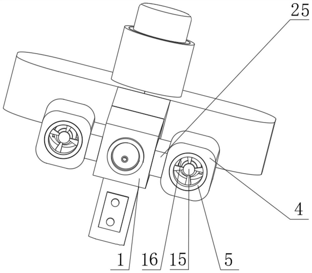 Glue extrusion glue supplementing device for electronic equipment production