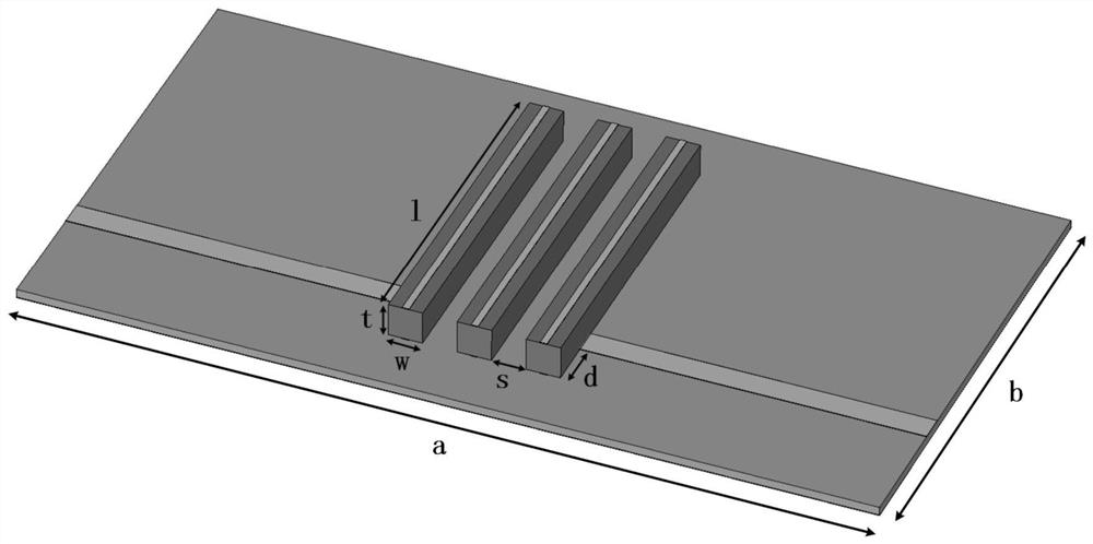 Band-pass filter based on equivalent localized surface plasmons and its working method