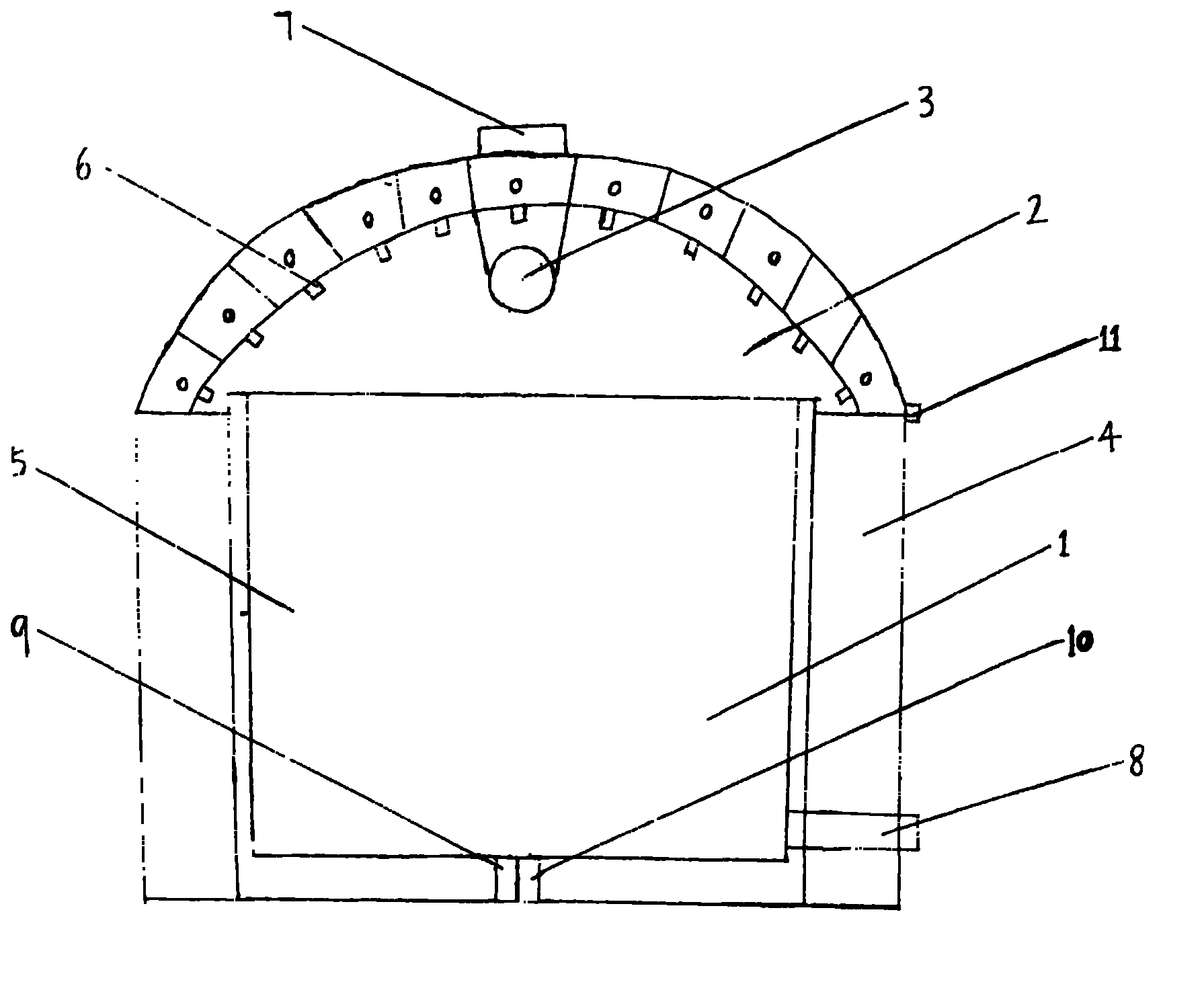 Sterilizing washer for fruits and vegetables