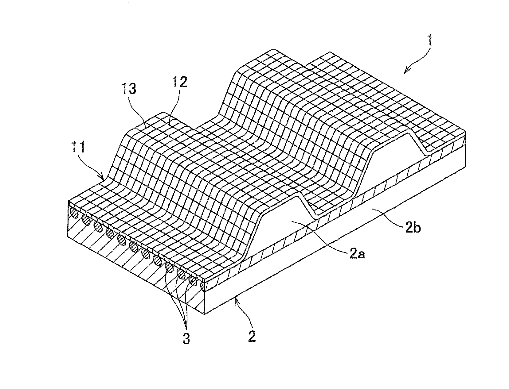 Cover fabric for power transmission belt and toothed belt