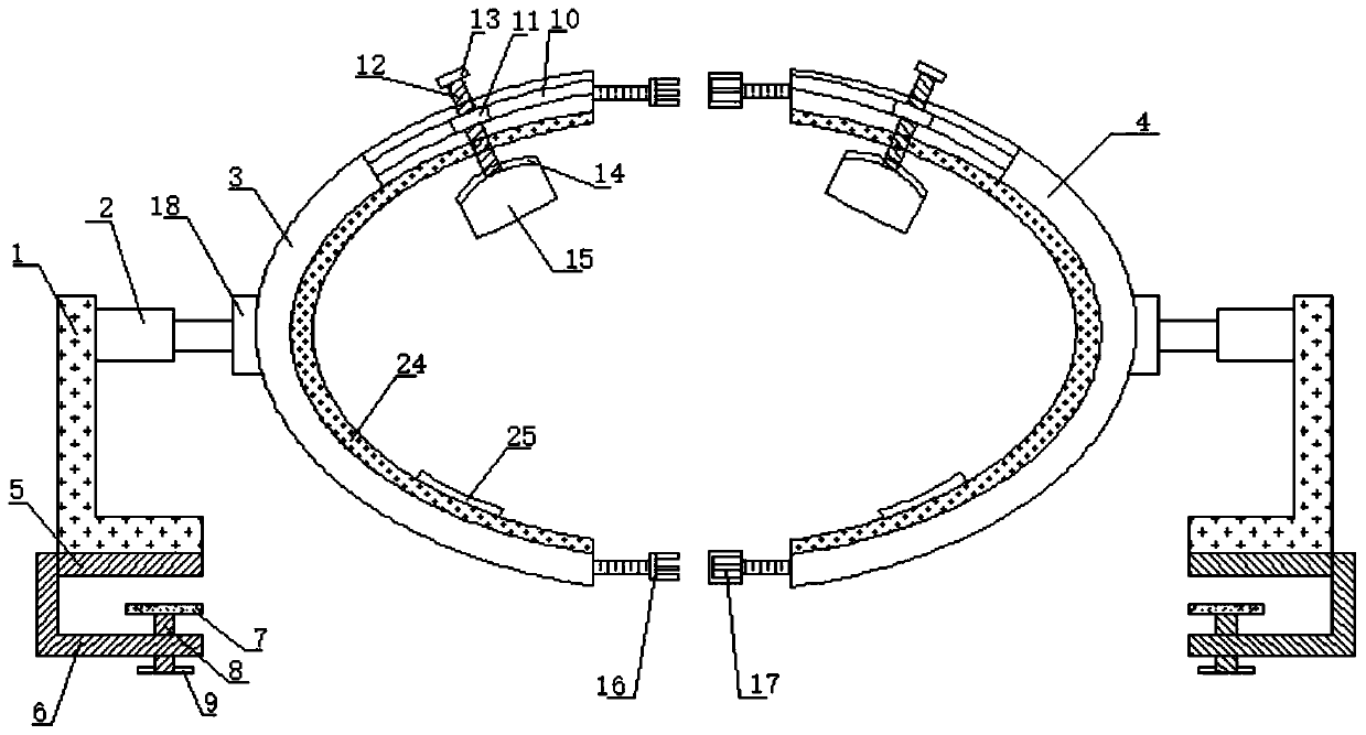 Waist and abdomen pressurization device after kidney puncture surgery