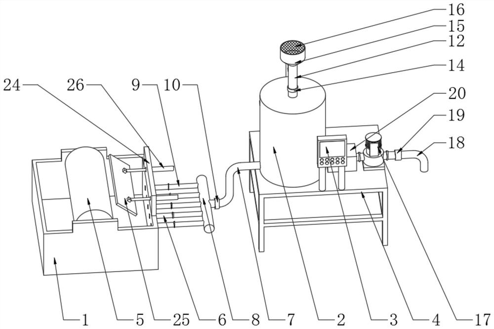 Central intelligent water supply system of printing machine and process of central intelligent water supply system