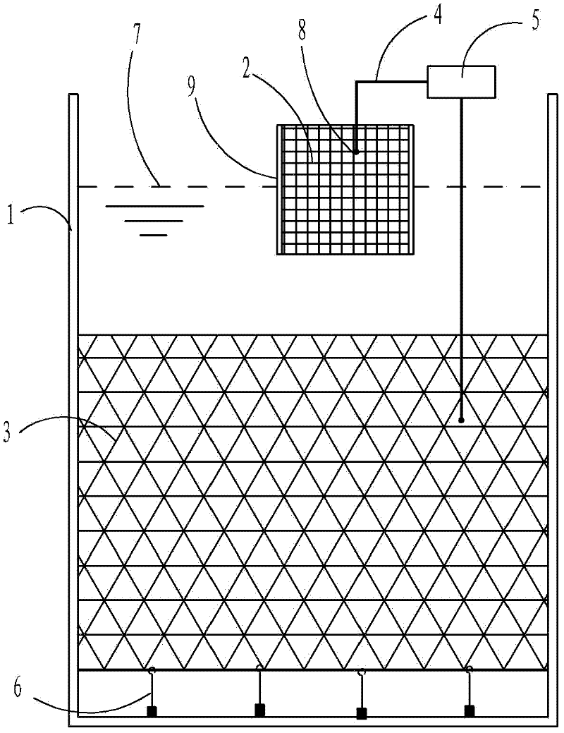 Bio-electrochemical enhanced waste water treatment device