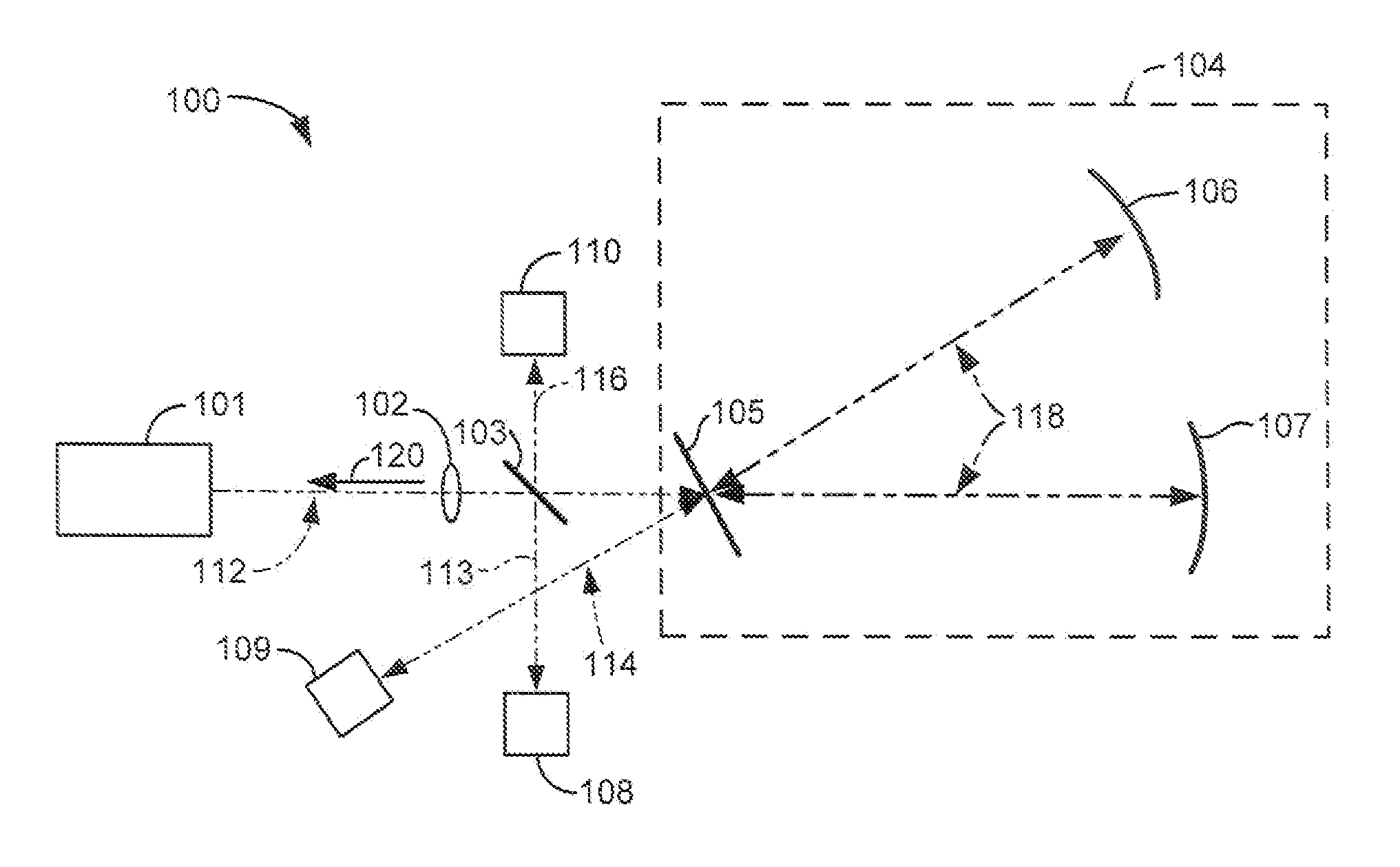 Laser based cavity enhanced optical absorption gas analyzer