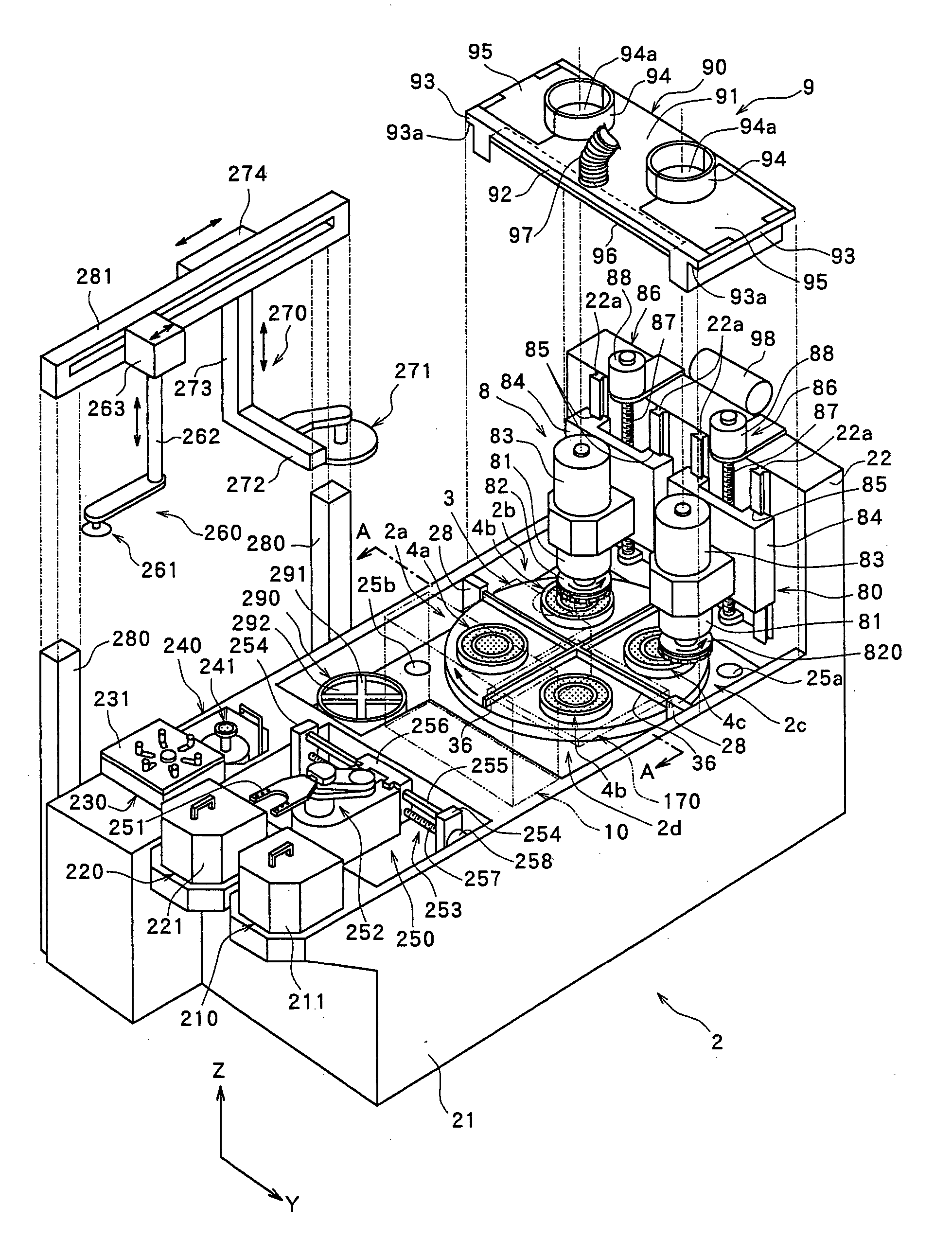 Wafer processing machine