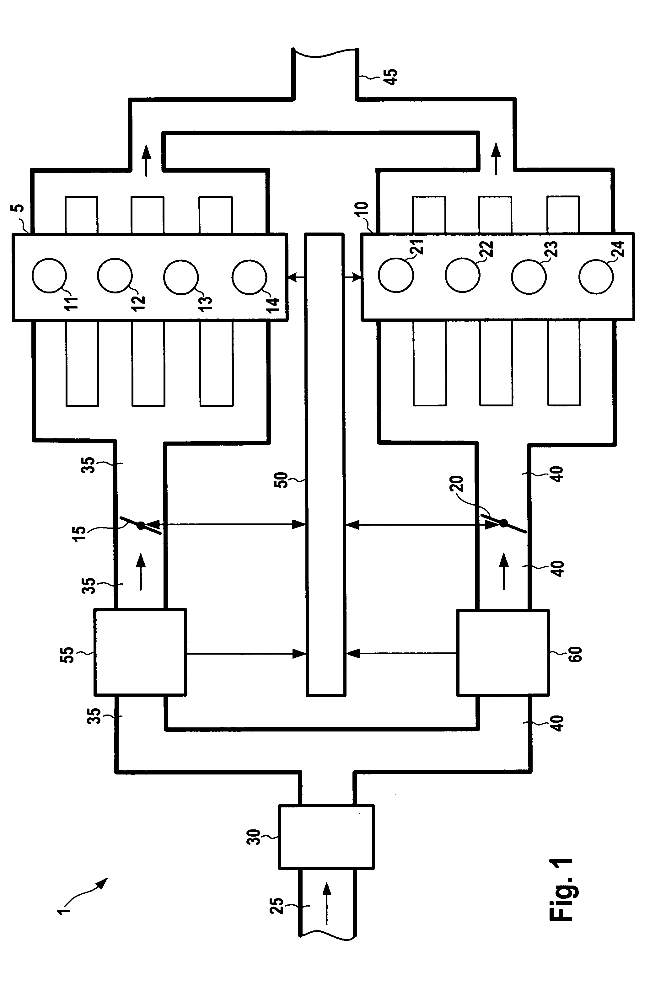 Method for operating an internal combustion engine having a plurality of cylinder banks