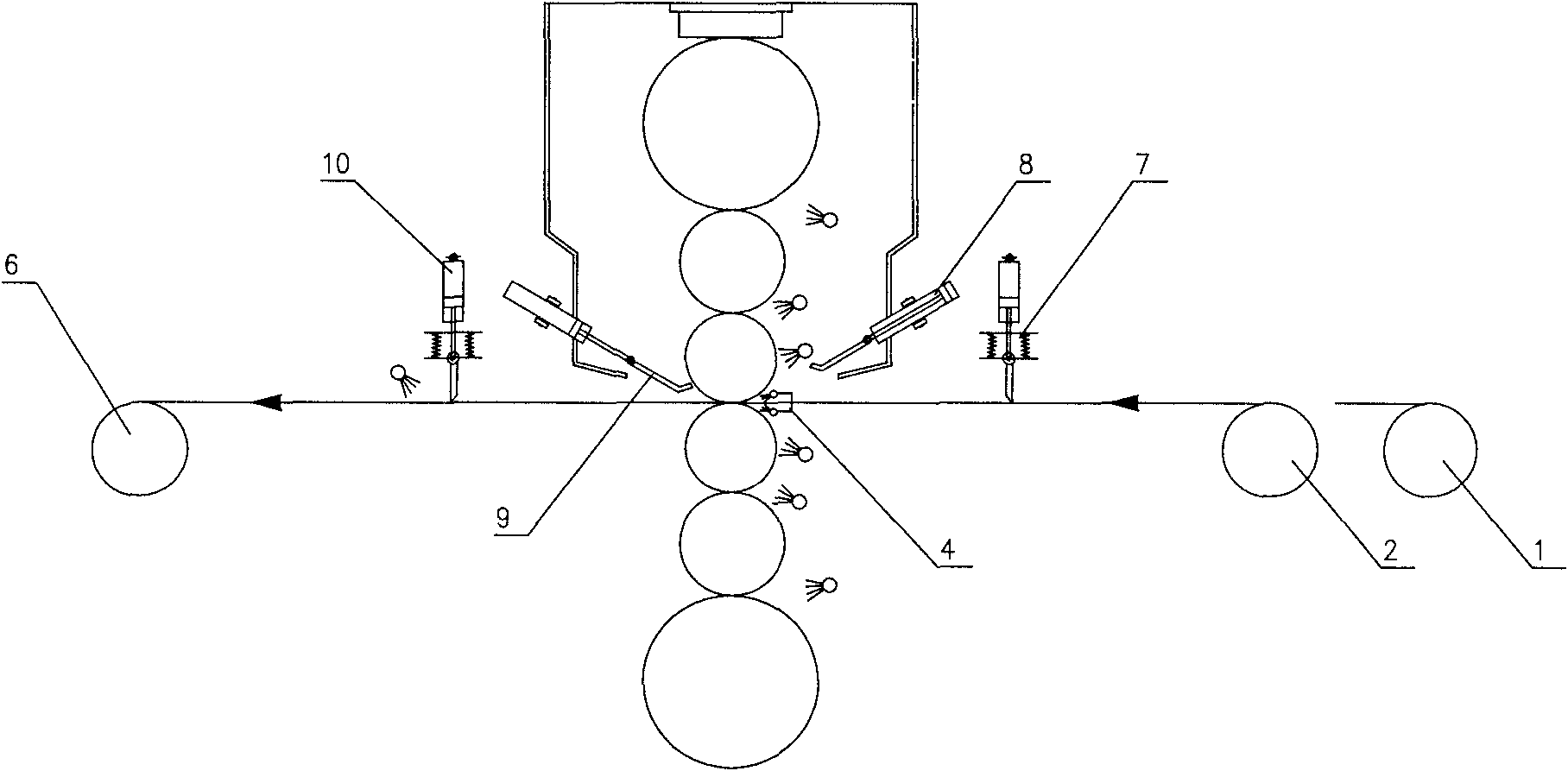 Method for blocking backflow of emulsified liquid with low inertia force