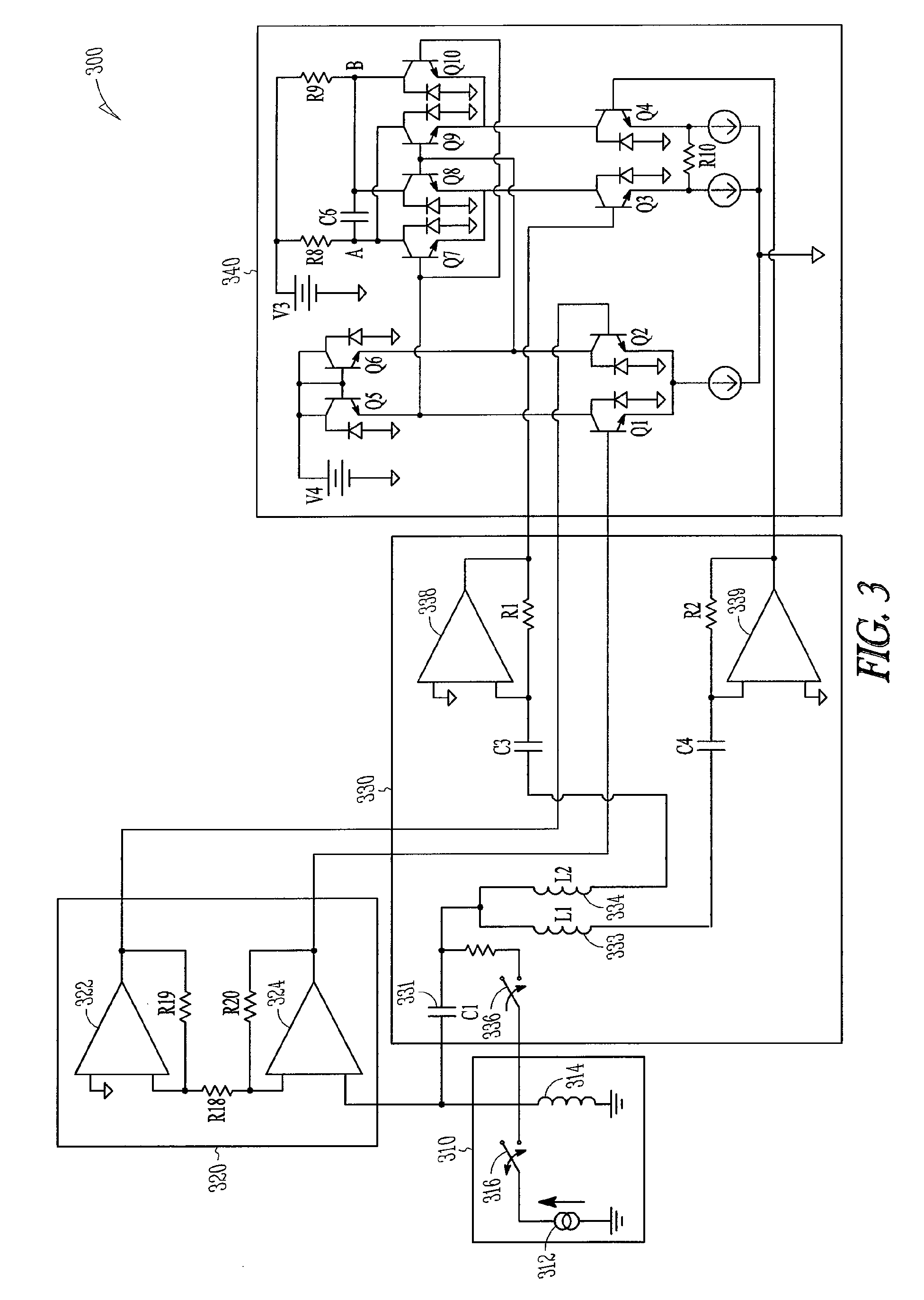 Apparatus and methods for proximity sensing circuitry