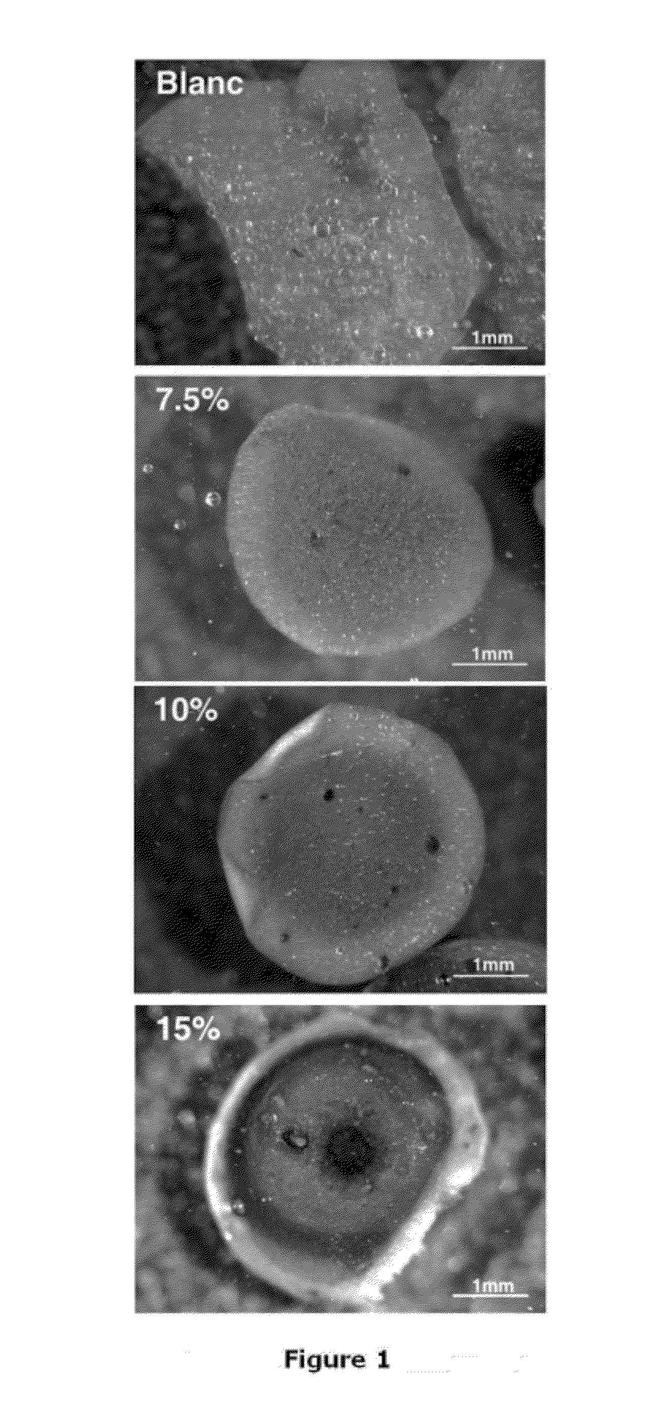 Microcapsules containing salts for food products