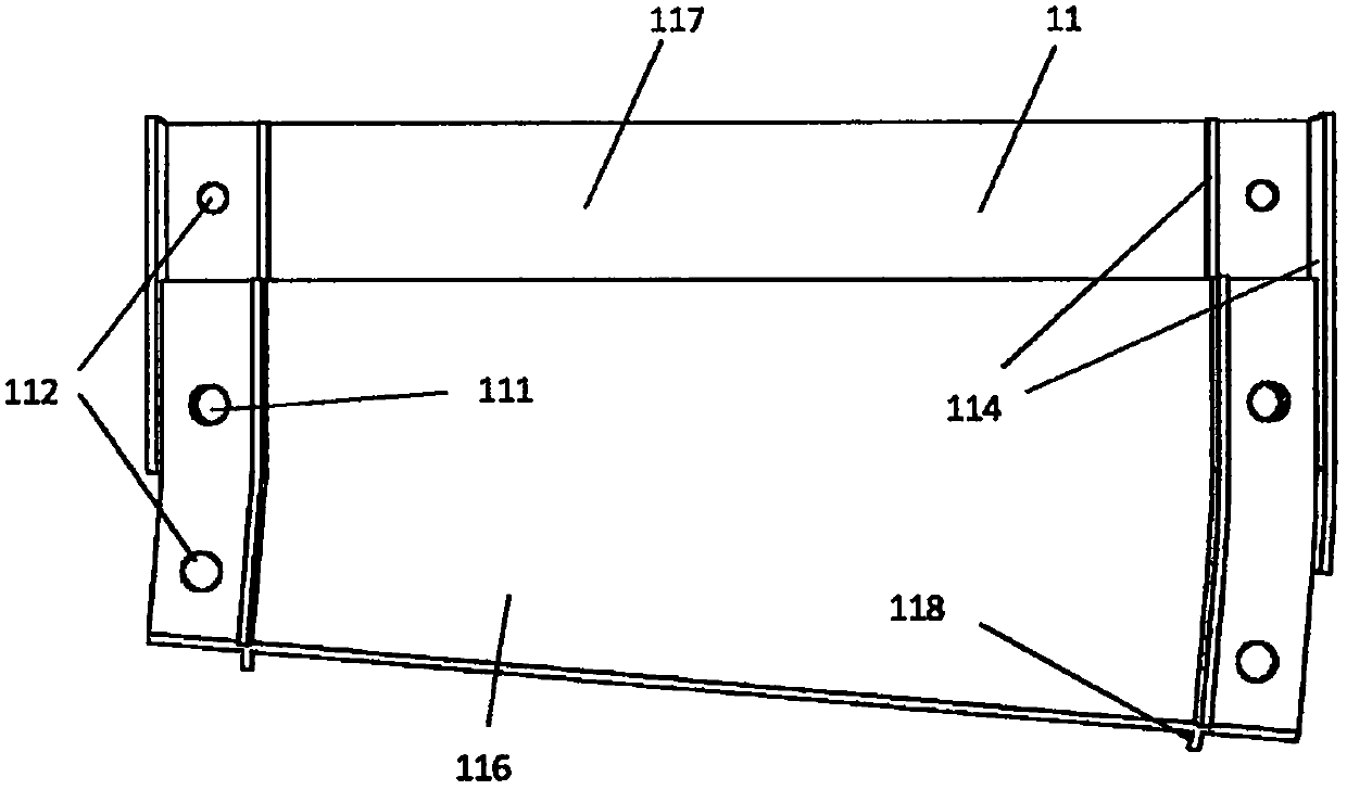 An auxiliary device for emergency material throwing