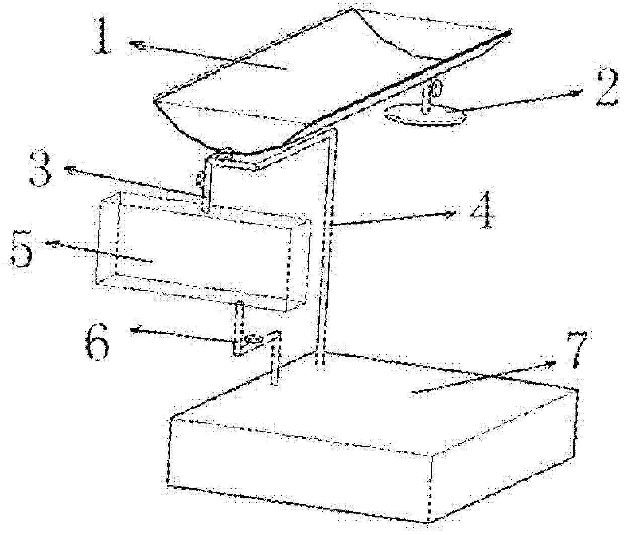 Water inflow collecting device for fluid-solid coupling model test and using method