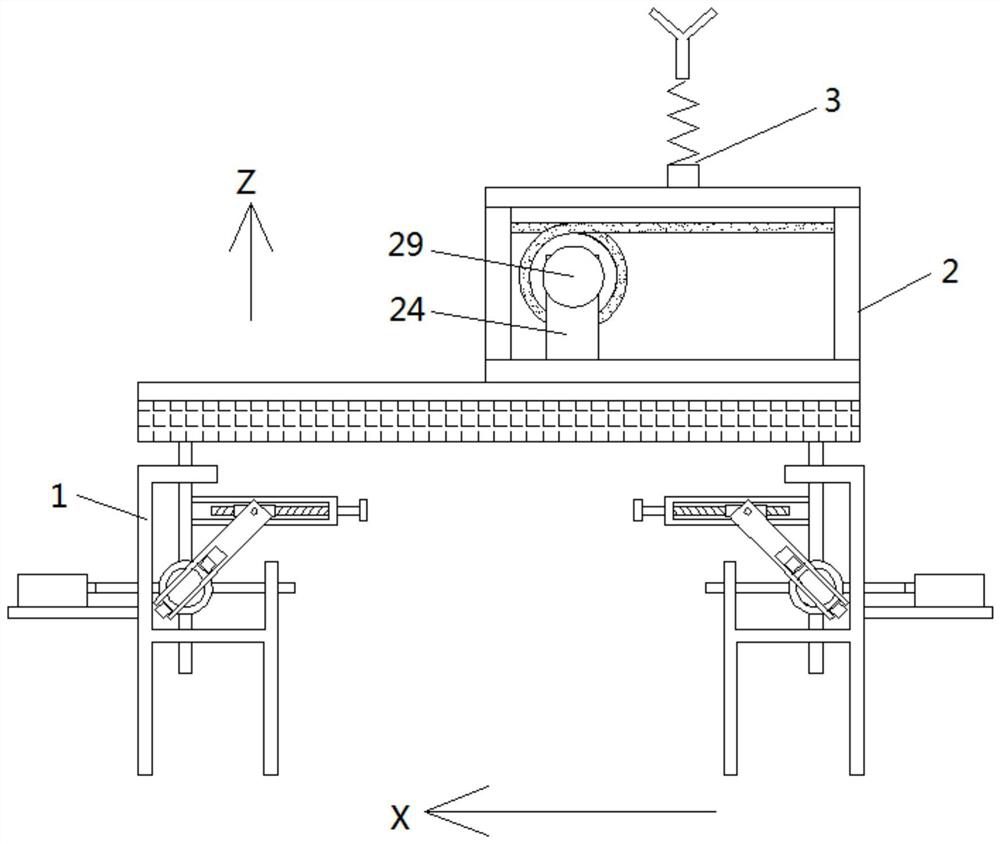 A double twister yarn guide device