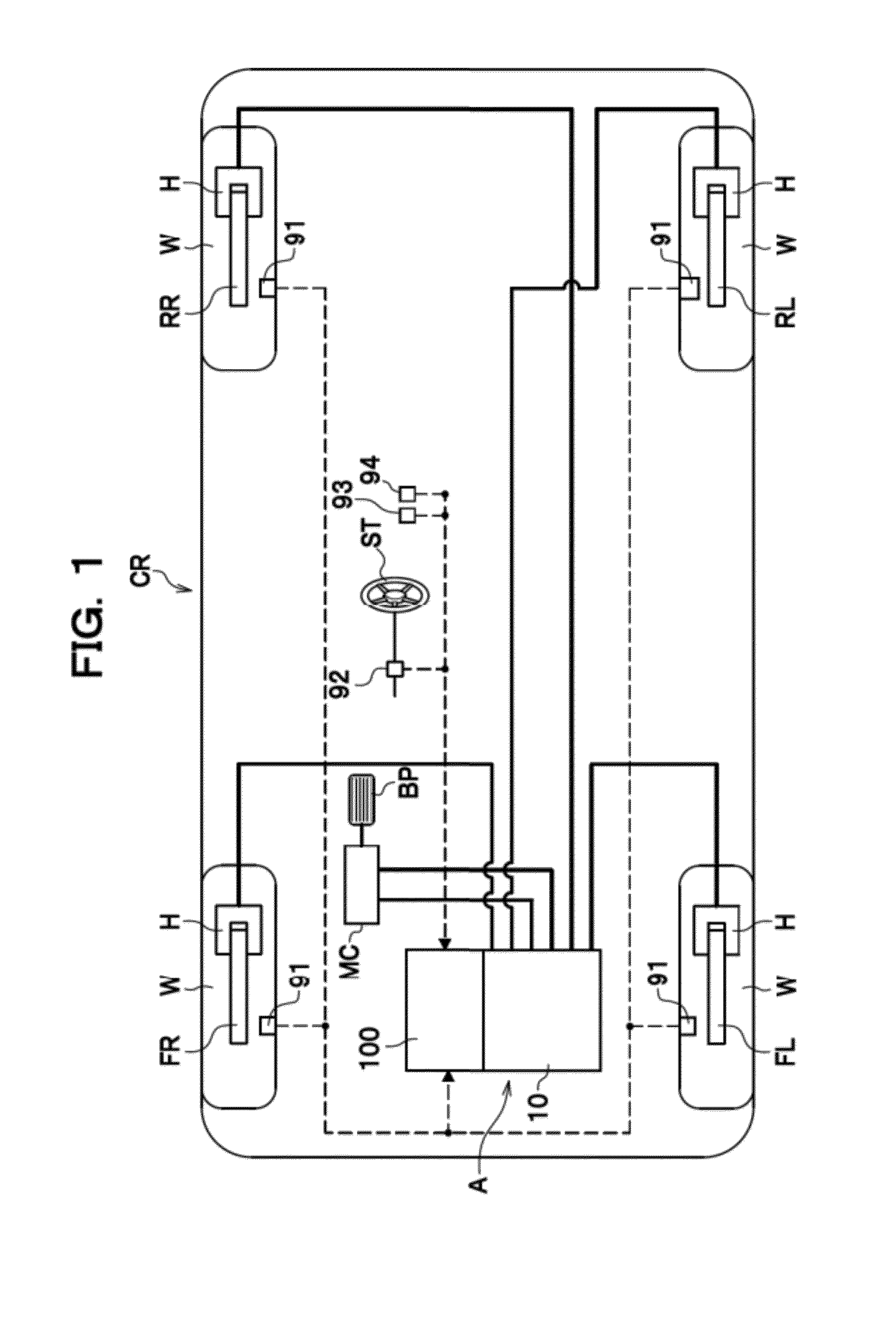 Brake fluid pressure control apparatus for vehicle