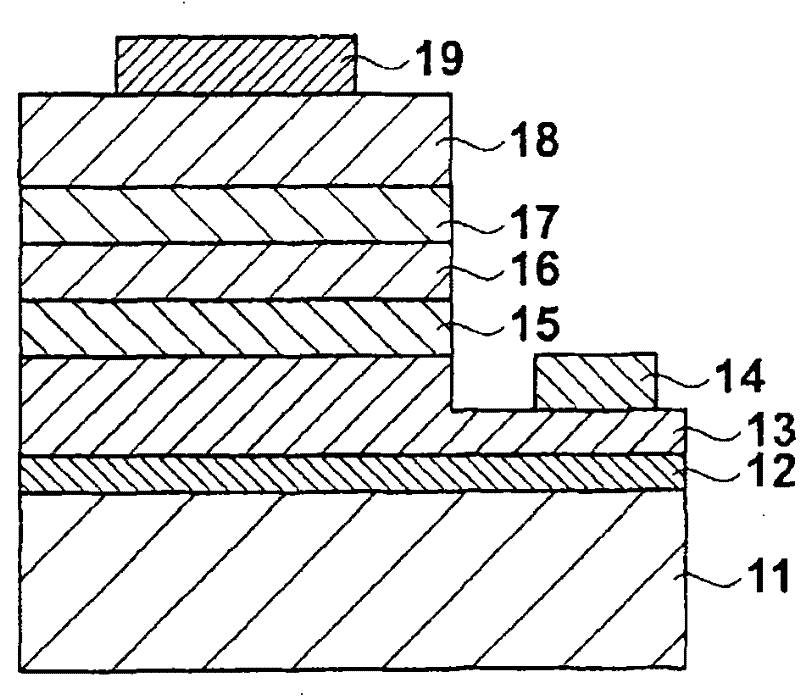 Gallium nitride semiconductor light emitting element