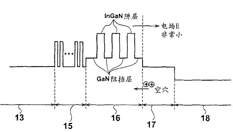 Gallium nitride semiconductor light emitting element