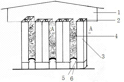 Underground bionic honeycomb granary