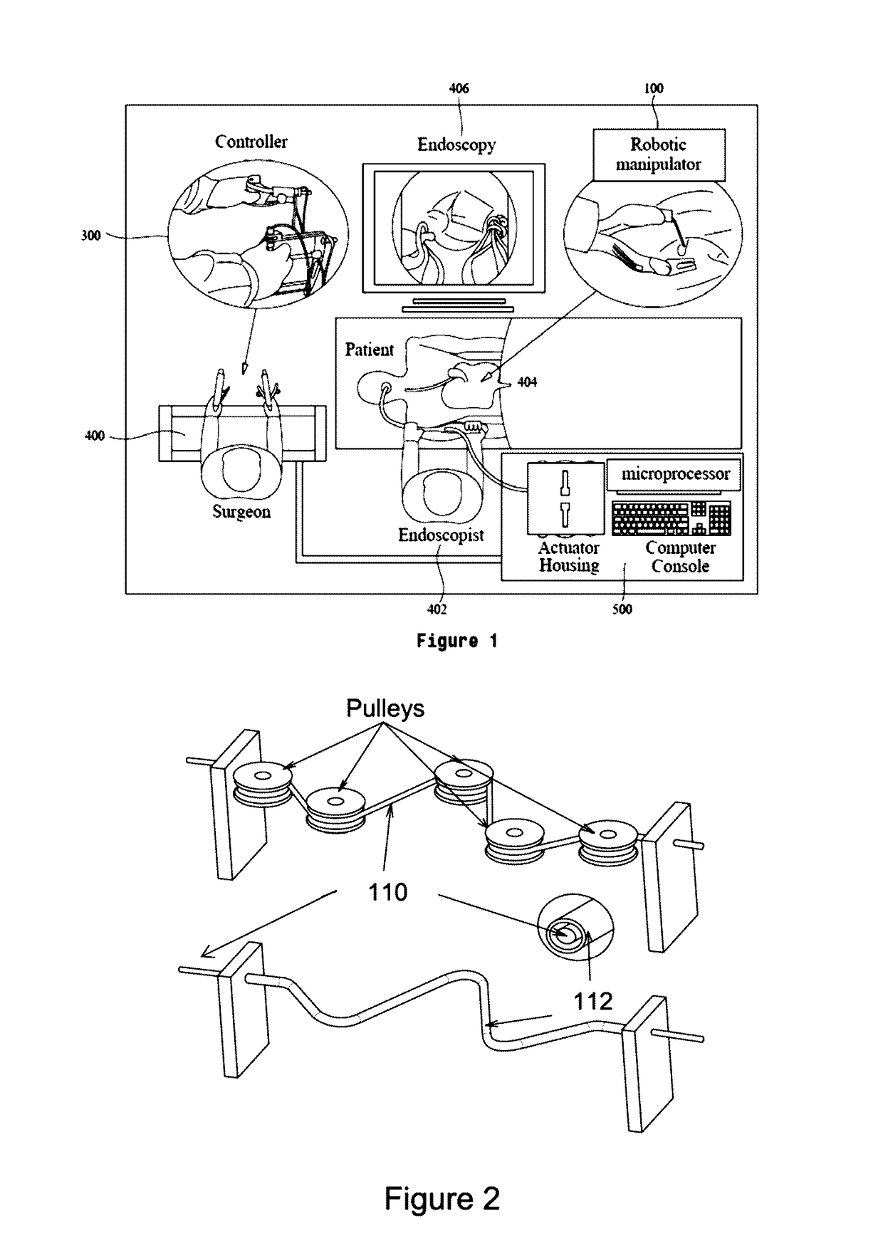 Robotic system for flexible endoscopy