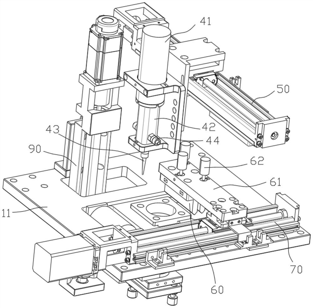 Online component-variable photocuring 3D printing device and method