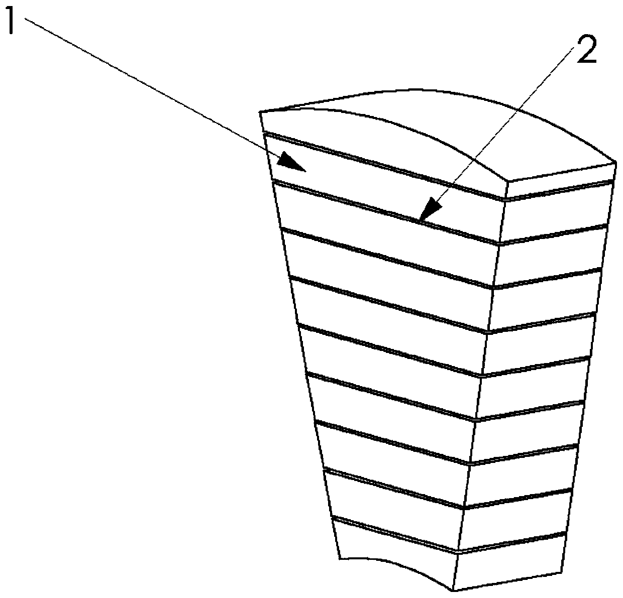 Motor magnet ring and magnet for reducing eddy-current effect