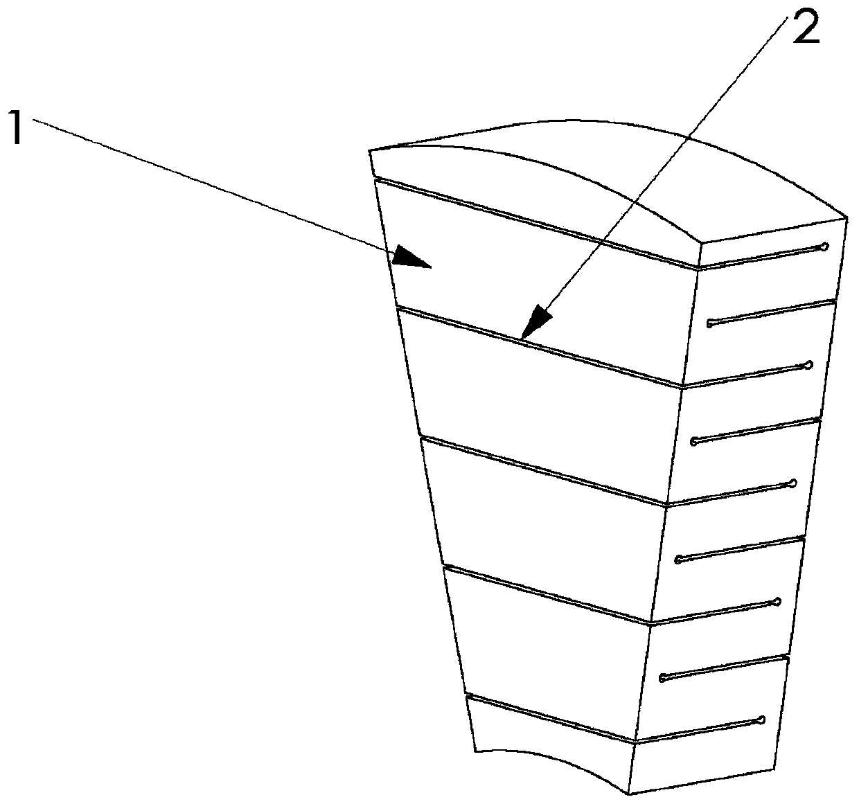 Motor magnet ring and magnet for reducing eddy-current effect