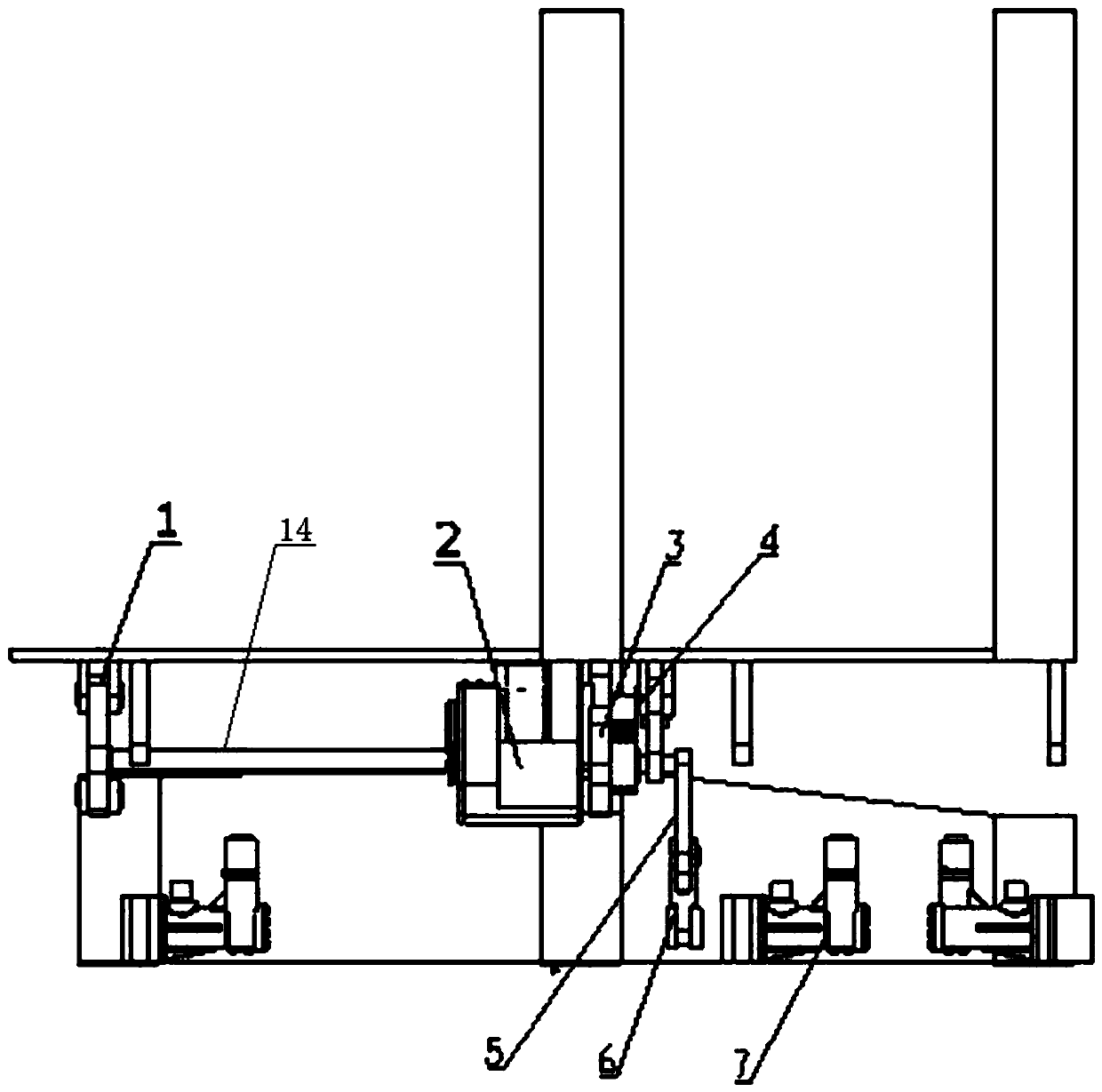 Rotary aircraft wing folding and unfolding mechanism and folding method thereof