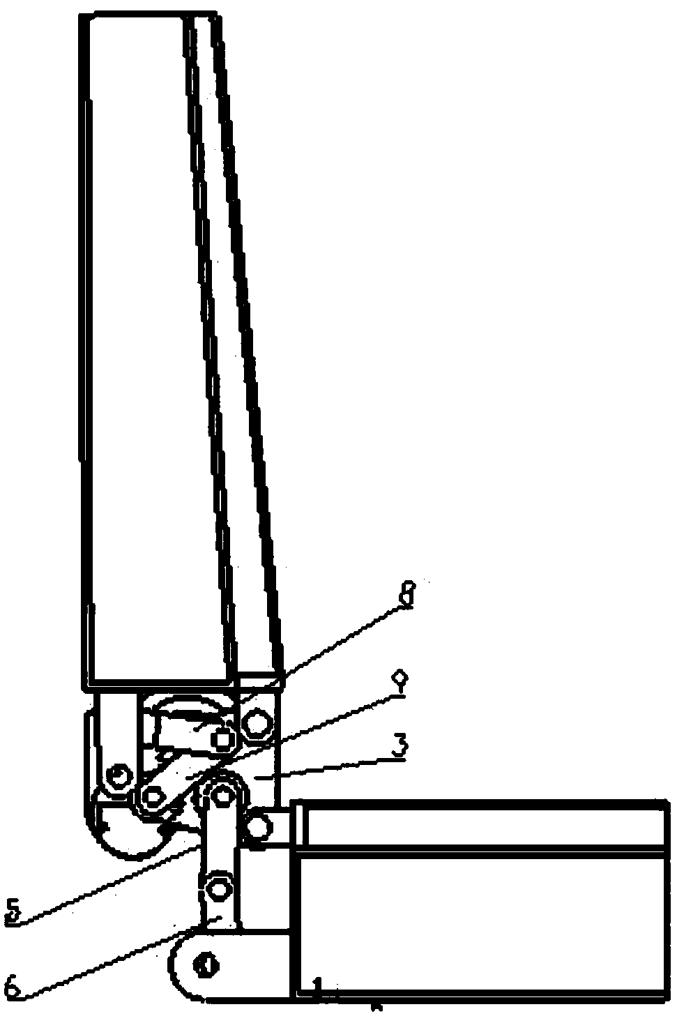 Rotary aircraft wing folding and unfolding mechanism and folding method thereof