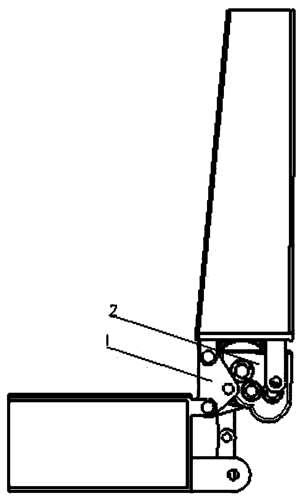 Rotary aircraft wing folding and unfolding mechanism and folding method thereof