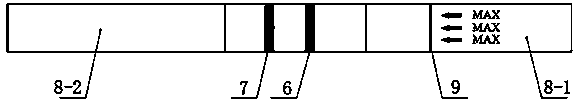 Gold-labeled test strip for rapid detection of chromium ions as well as preparation method and application thereof