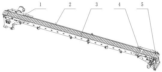 High-speed heavy-load chain scraper conveyor