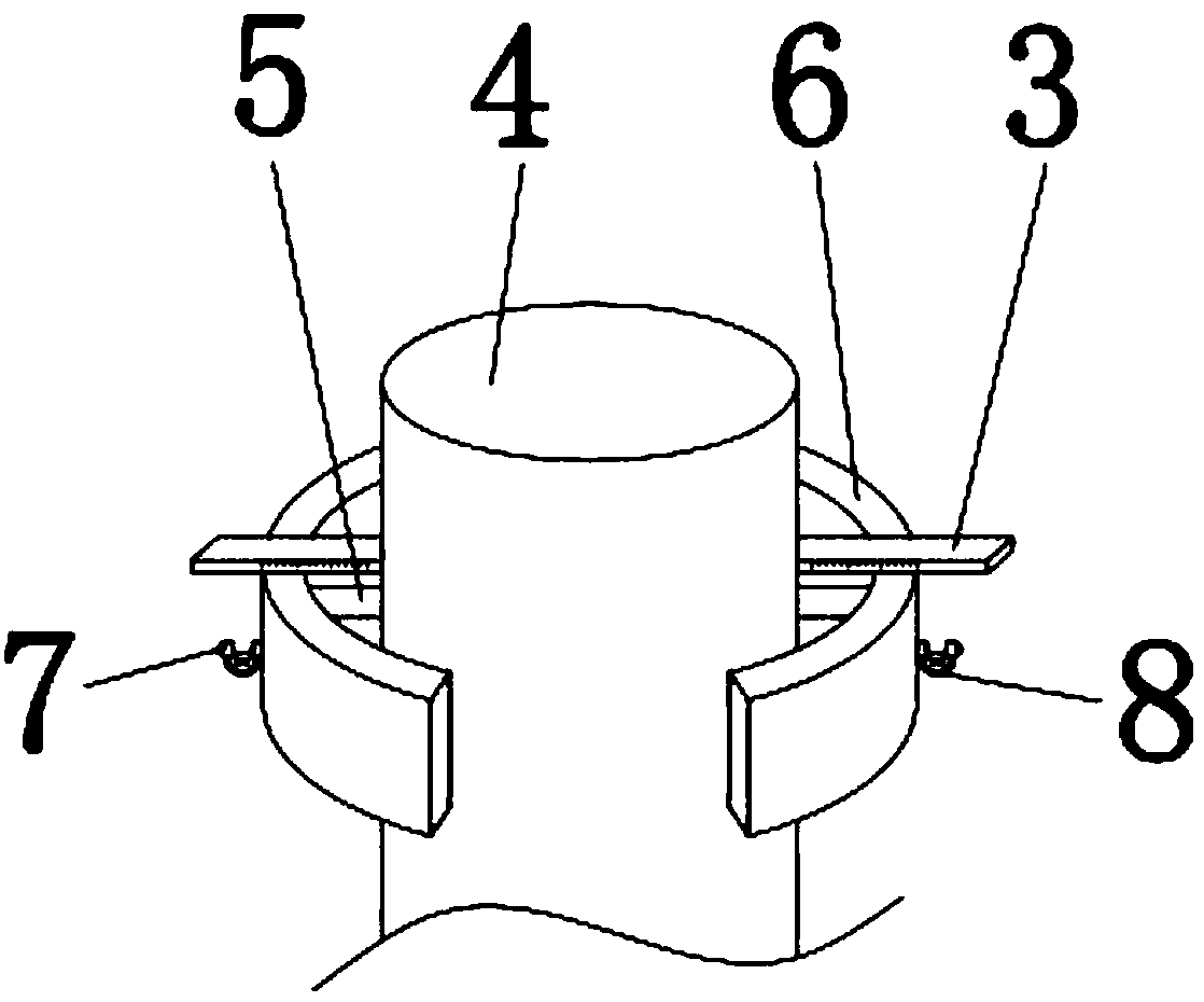 Device for measuring encircling force of frog fore limbs