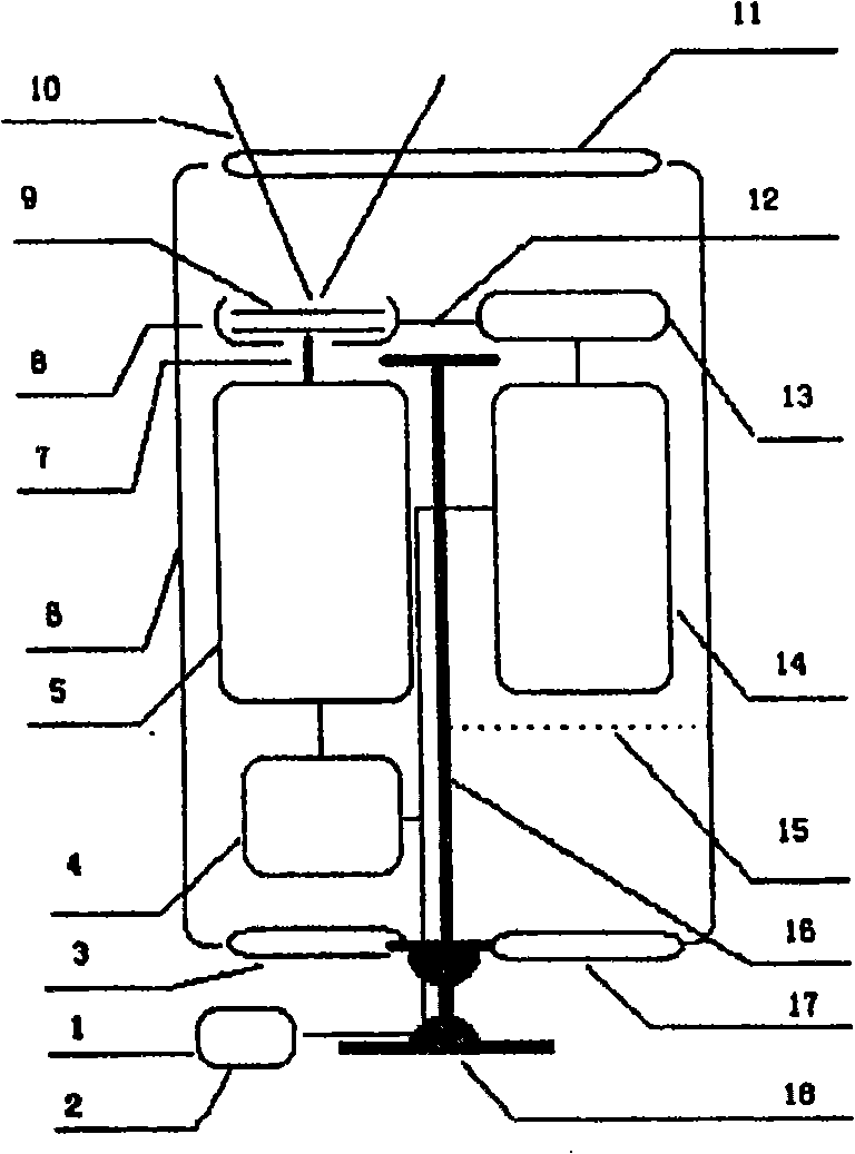 Tree simulation luminous method