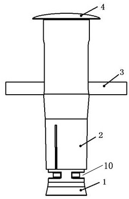 Elastic washer pressing tool