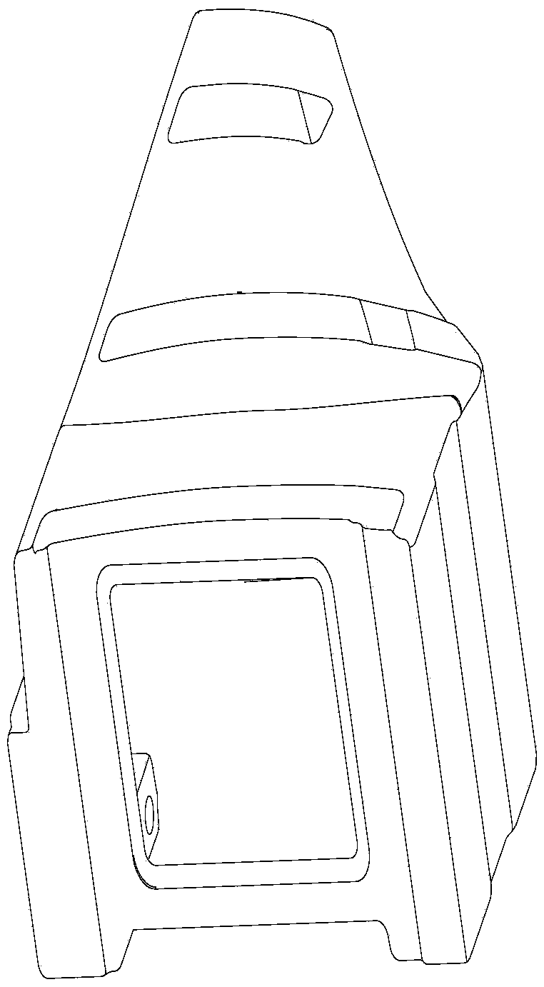 Integral-molding manufacturing method of carbon-fiber composite made oil tanks for small and middle sized unmanned aerial vehicle