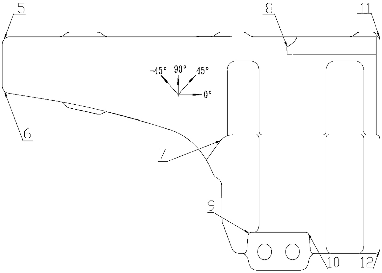 Integral-molding manufacturing method of carbon-fiber composite made oil tanks for small and middle sized unmanned aerial vehicle