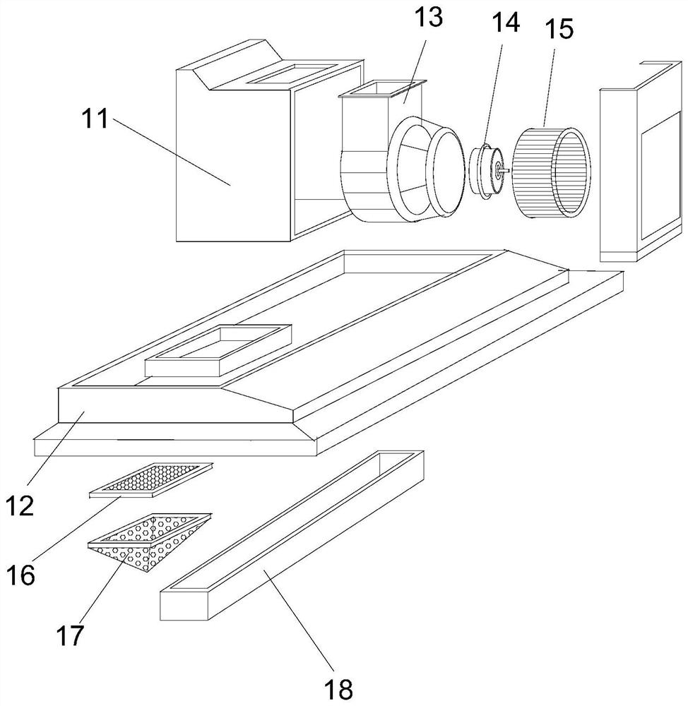 Air purification equipment for biological treatment of kitchen waste