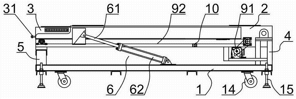 Telescopic belt conveyor