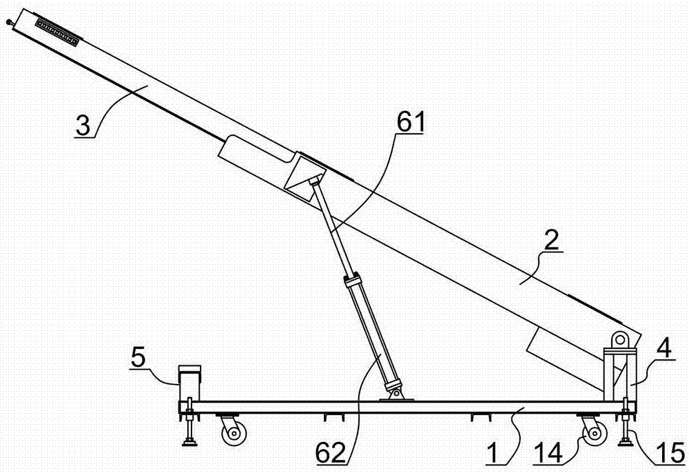 Telescopic belt conveyor