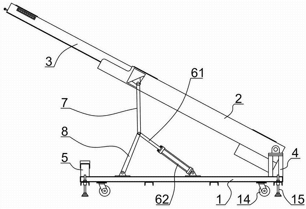 Telescopic belt conveyor