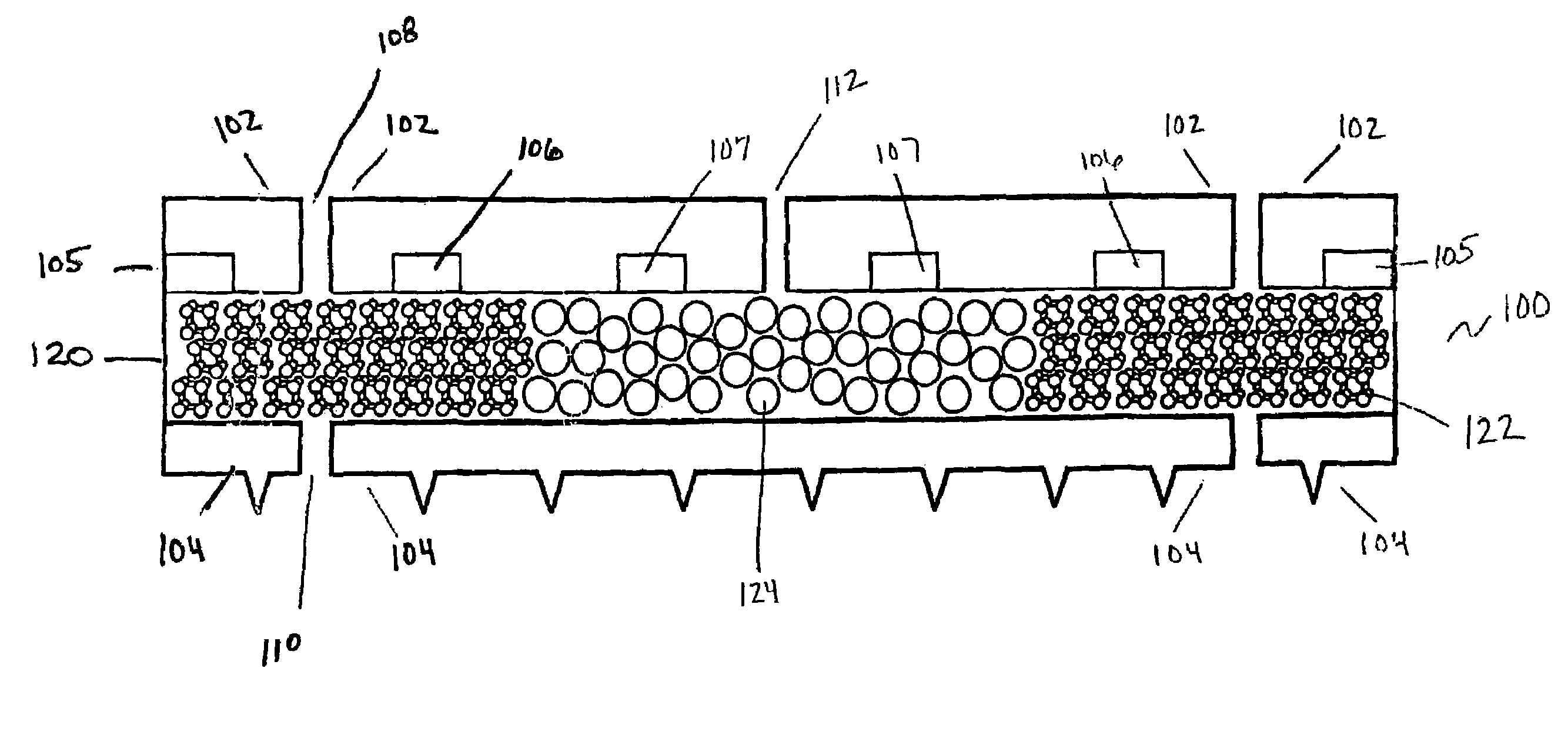 Meso-frequency traveling wave electro-kinetic continuous adsorption system