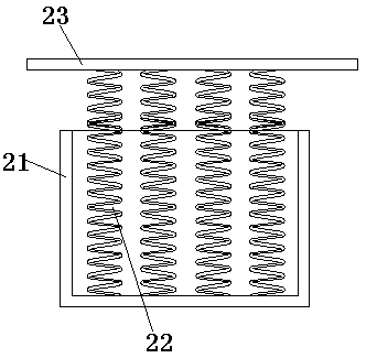 A highway bridge collision prevention device