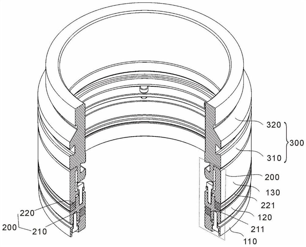 Separable hanger sealing sleeve device