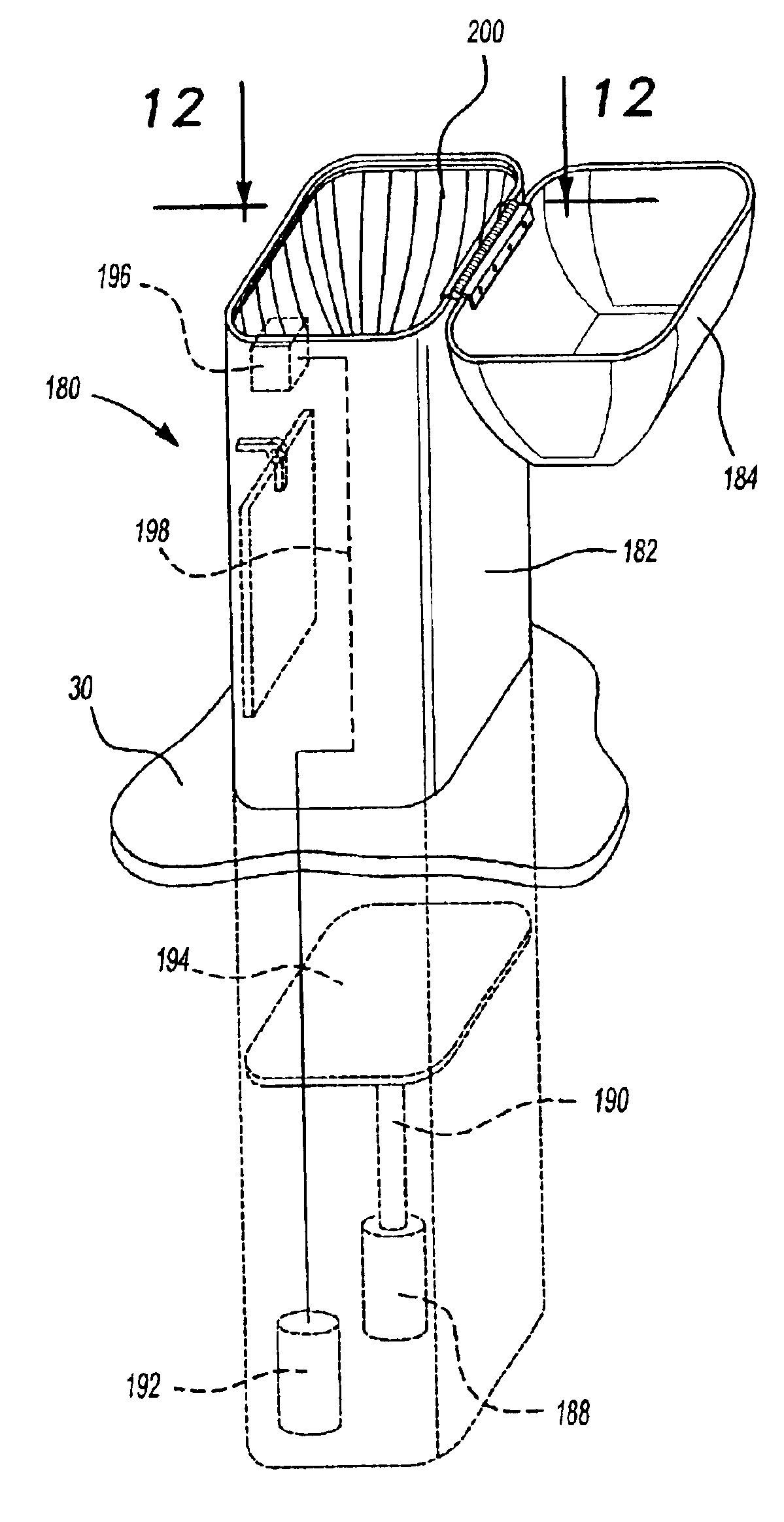 Theft preventative mailbox with underground storage capacity and mail retrieval mechanism