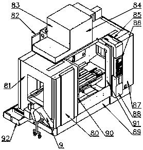 A high-strength and large-table CNC machining center