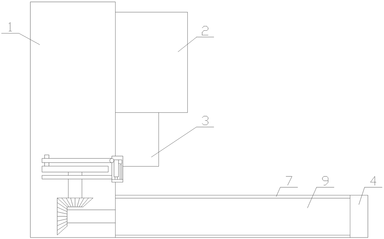 Sealing device of woven bag