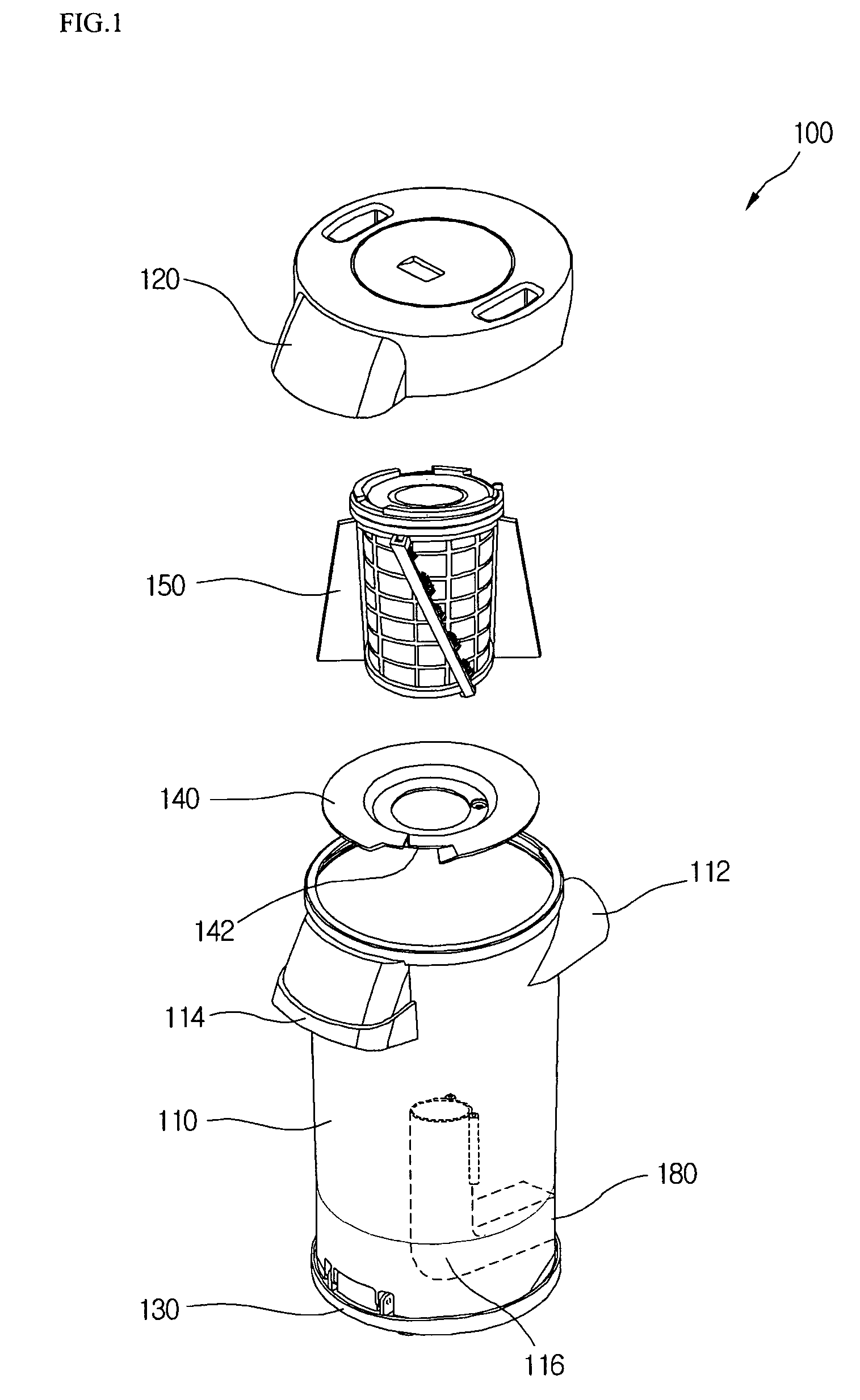 Dust collection unit and vacuum cleaner with the same