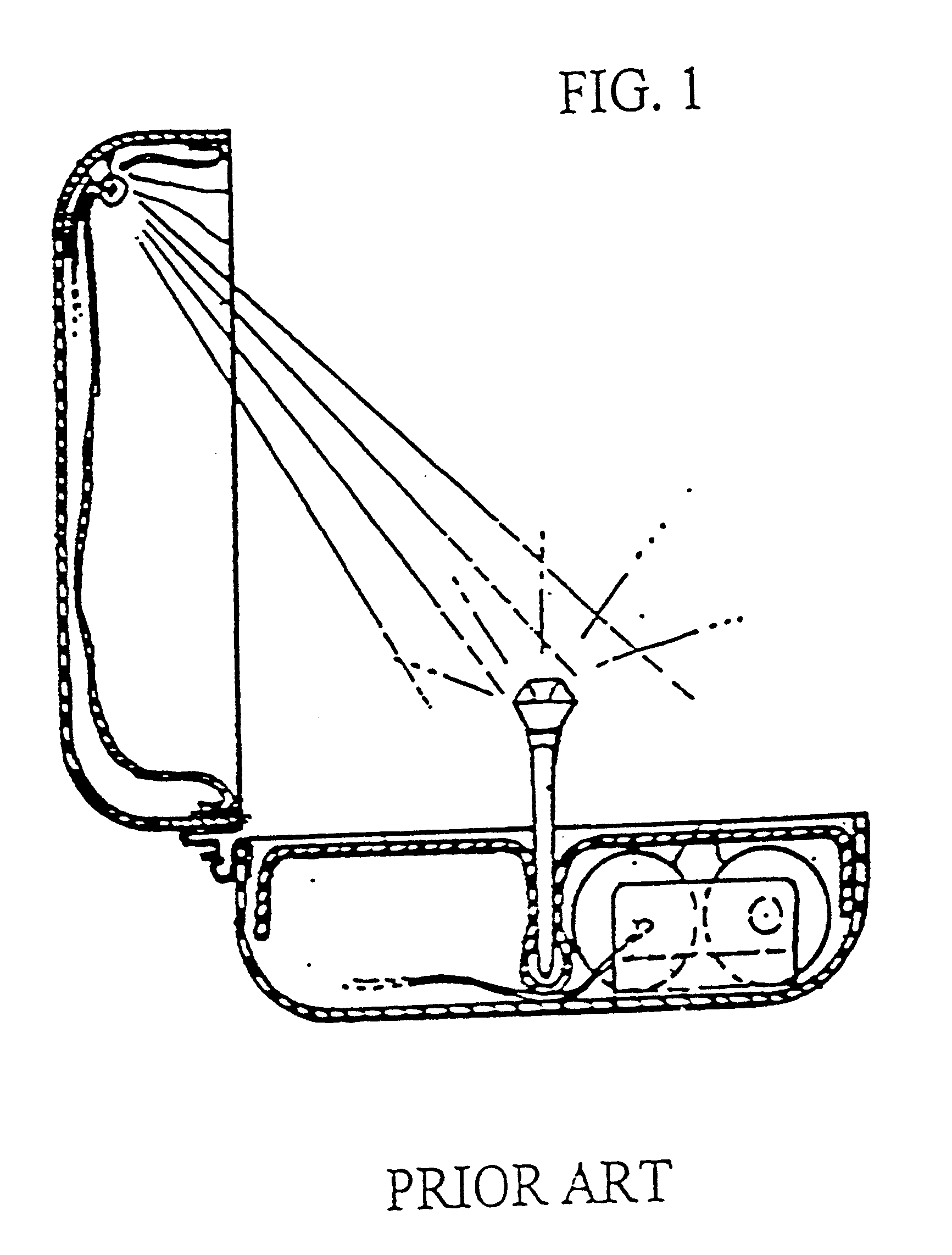 Jewelry enhancing lighting device and process